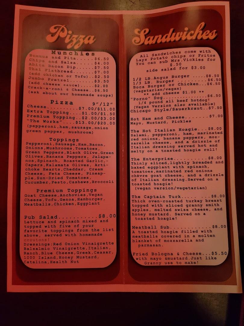 Elbow Room Menu image 5